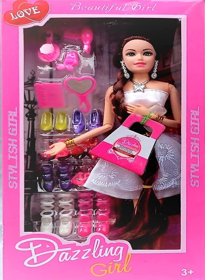 Niku Dazzling Dolls for Girls | Doll with Moveable Arms, Legs, Elbow & Knee for Girls (Doll with Accessoires) | Best Birthday Gift Toy - Image 1